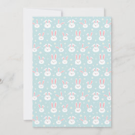 Invitación Easter Bunny Invitation Card