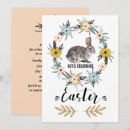 Invitación Easter Bunny Personalizado Easter Brunch