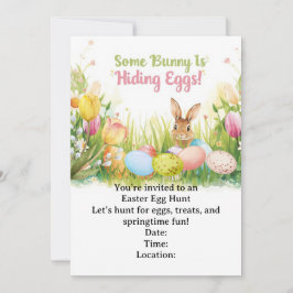 Invitación Easter Egg Hunt Invitation – Spring Easter Party