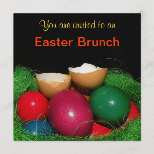 Invitación Easter eggs Easter party Invitation Card
