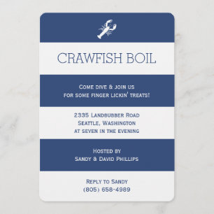 Invitación Ebullición de los cangrejos