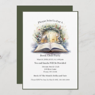 Invitación Echa un vistazo a un libro, Book Club