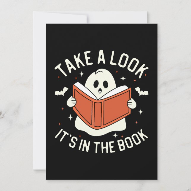 Invitación Échale un vistazo, está en el libro Lector Fantasm (Anverso)