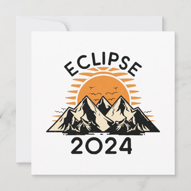 Invitación Eclipse solar total 2024 (Anverso)