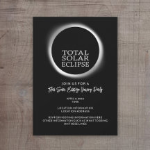 Eclipse solar total - 2024 o fecha personalizado