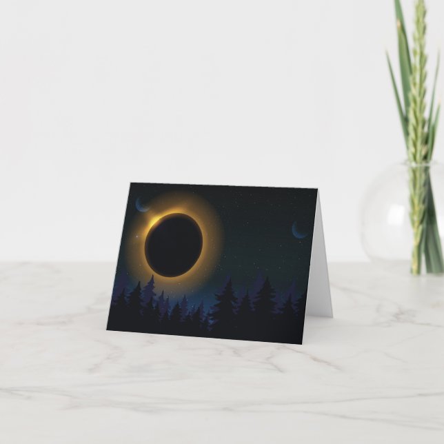 Invitación Eclipse solar y lunar (Anverso)