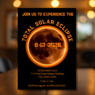 Invitación Eclipse Total de Sol 2026
