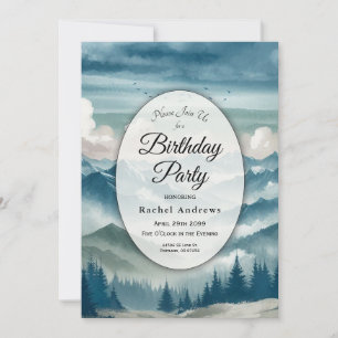 Invitación Ecos a través de la fiesta de cumpleaños de Misty