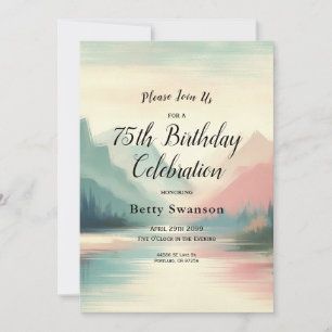 Invitación Ecos suaves de las montañas