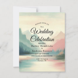 Invitación Ecos suaves de las montañas