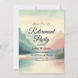 Invitación Ecos suaves de las montañas