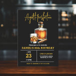 Invitación Edad a la perfección Whisky Cigar 60 cumpleaños<br><div class="desc">Levante un vaso para celebrar con estilo con esta invitación a la fiesta de cumpleaños de Whiskey Bourbon para Adultos. Con un diseño rústico y sofisticado inspirado en las etiquetas clásicas de whisky, esta invitación es perfecta para los amantes de los buenos espíritus. Con tipografía audaz y tonos ricos y...</div>