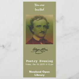 Invitación Edgar Allan Poe