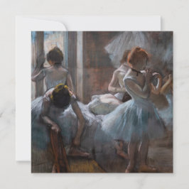 Invitación Edgar Degas - Bailarinas