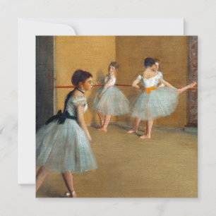 Invitación Edgar Degas El Foyer de Danza en la Ópera