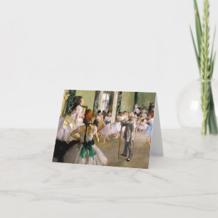 Invitación Edgar Degas La Clase de Baile
