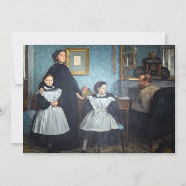 Invitación Edgar Degas - La familia Bellelli (Anverso)