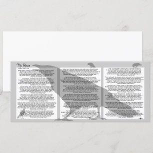 Invitación Edgar Poe El Cuervo