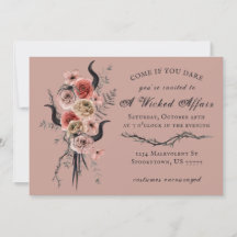 Edgy Floral Boho Wicks Affair Halloween