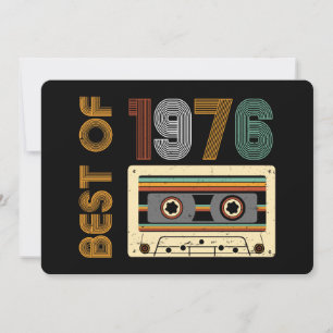 Invitación Edición de 1976 Hecho en 1976 70 cumpleaños 50 año