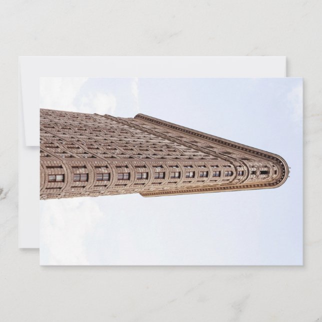 Invitación Edificio Flatiron Nueva York  (Anverso)