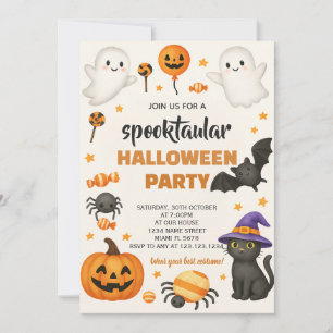 Invitación editable a la casa embrujada de Hallowe