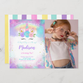 Invitación editable a la fiesta de cumpleaños de U