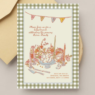 Invitación Editable a una Fiesta de Jardín de Coqu