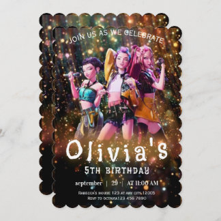 Invitación Editable Anime Birthday Invitation