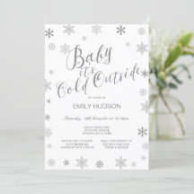 Editable Baby It's Cold Outside Baby Shower