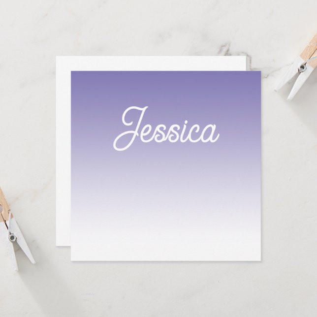 Invitación (Editable) Color púrpura claro naranja y tu texto (Anverso/Reverso In Situ)