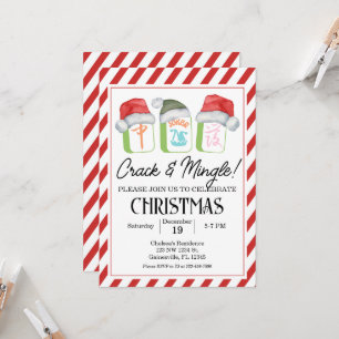 Invitación editable de Fiesta de Holiday Mahjong,