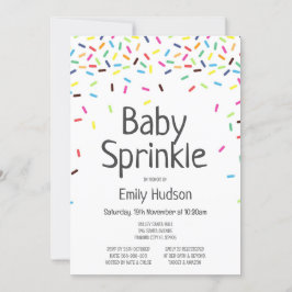 Invitación editable de helado para baby sprinkle