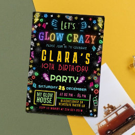 Invitación editable de la fiesta de cumpleaños de