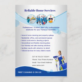 Invitación Editable Home Services Flyer Template