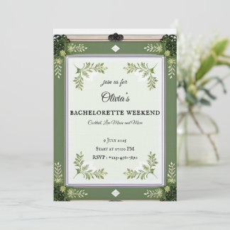 Invitación Editable Invitation, Greeting Card & Printables