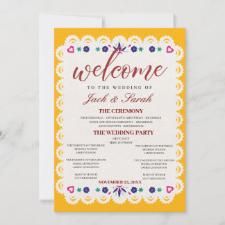 Invitación Editable Mexican Wedding Invitation 2
