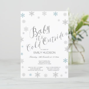 Invitación editable para baby shower Baby It's Col