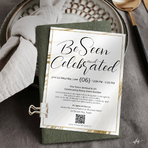 Invitación editable para evento de reconocimiento