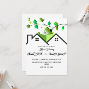 Invitación editable para inauguración de casa, Ina