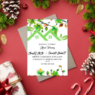 Invitación editable para inauguración de casa, Ina