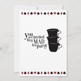 Invitación editable Wonderland