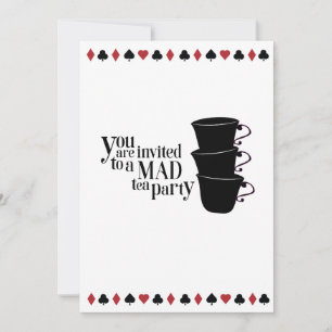 Invitación editable Wonderland