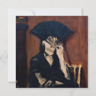 Invitación Edouard Manet - Berthe Morisot con un abanico