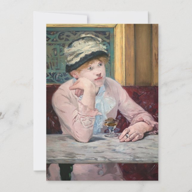 Invitación Edouard Manet - Brandy de ciruela (Anverso)