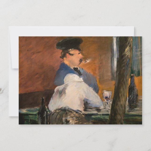 Invitación Edouard Manet - El Bar, Le Bouchon (Anverso)
