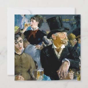 Invitación Edouard Manet - En el café