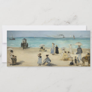 Invitación Edouard Manet - En la playa, Boulogne-sur-Mer