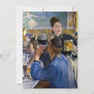 Invitación Edouard Manet - Esquina de un Café-Concert