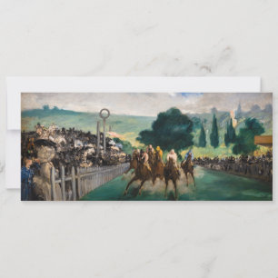 Invitación Edouard Manet - Las carreras en Longchamp